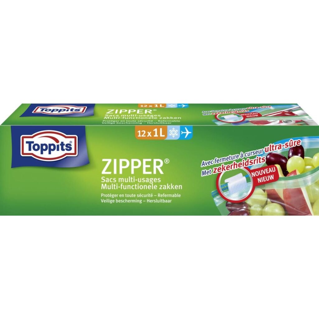 Toppitus Zipper Multi-Funkční sáčky 1L 12 kusů