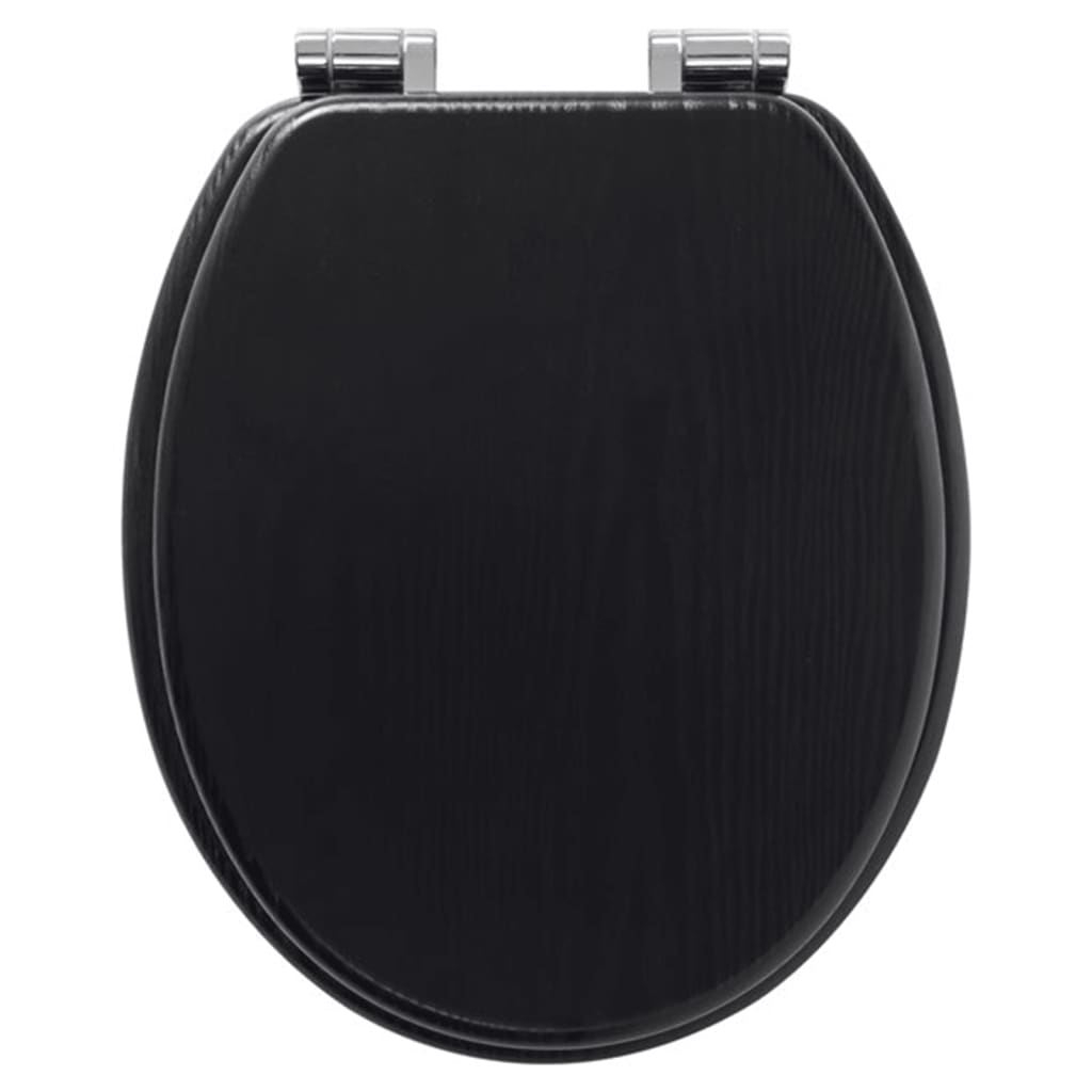 Tiger asiento de inodoro de color cerrado suave MDF Negro 252030746
