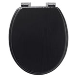 Tiger asiento de inodoro de color cerrado suave MDF Negro 252030746
