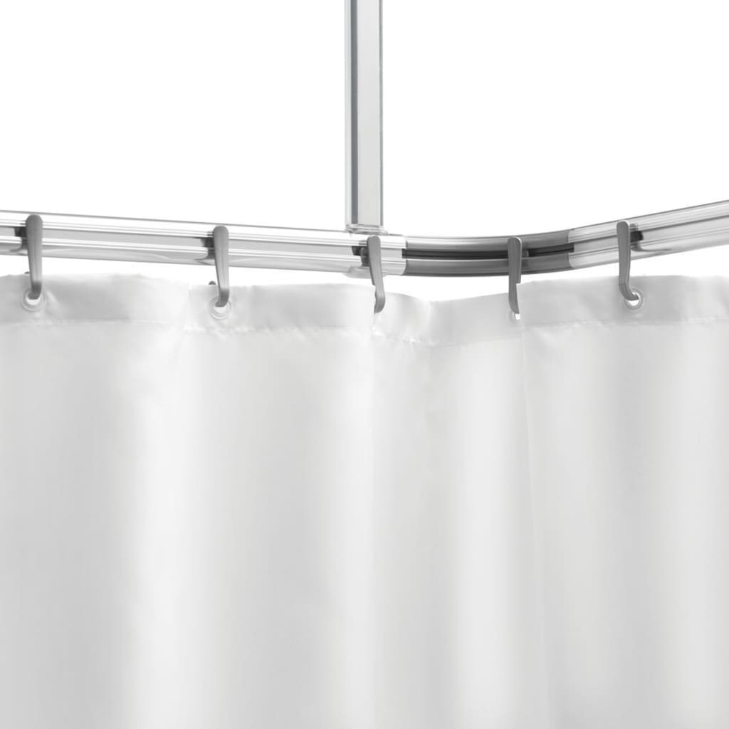 Srží sprchové záclonové tyče Seatskin Set Easy Roll Mataluminum
