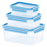 EMSA 508566 CLIP CLOUBY VERSHOLDING BOXES 0,55L 1L 2,3L 3 KUSKY Blue