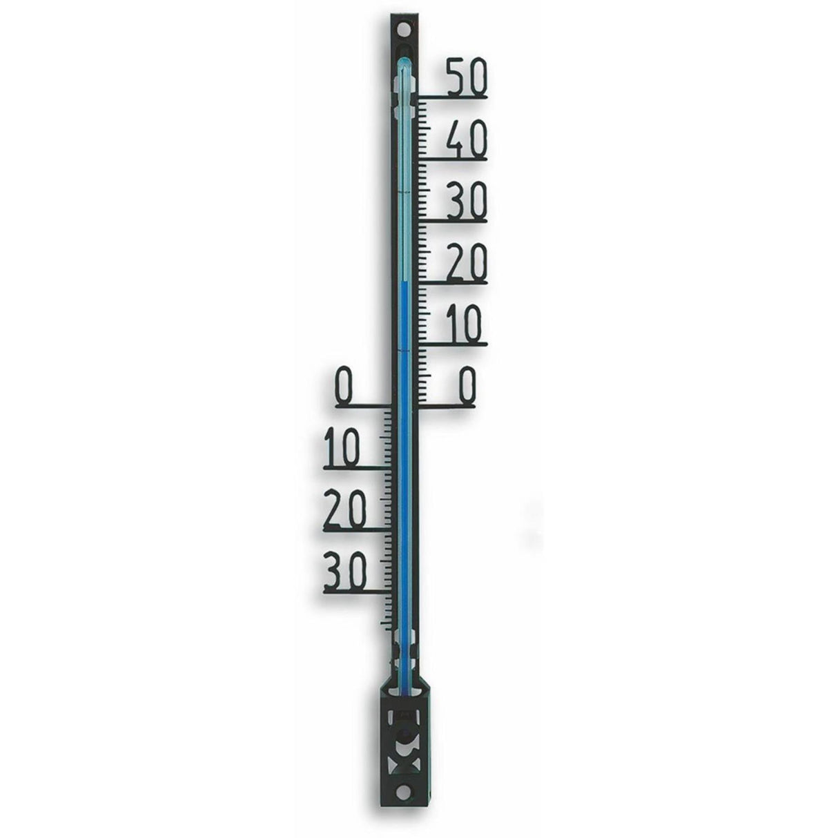 Tfa dostmann tfa muurthermometer zwart 16cm