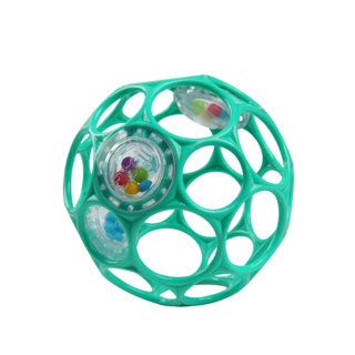 Oball chrastítko Easy Grip Green
