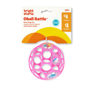 Oball rattle easy grip pink