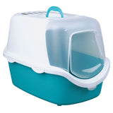 Trixie Trixie Kattenbak Vico Turquoise and White