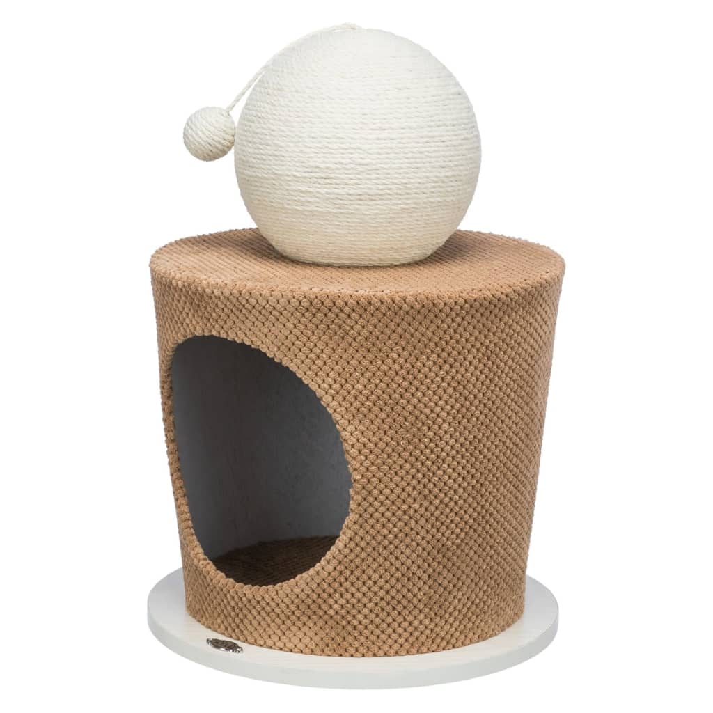 Trixie cat cave with Krabbal 36x50 cm Taupe