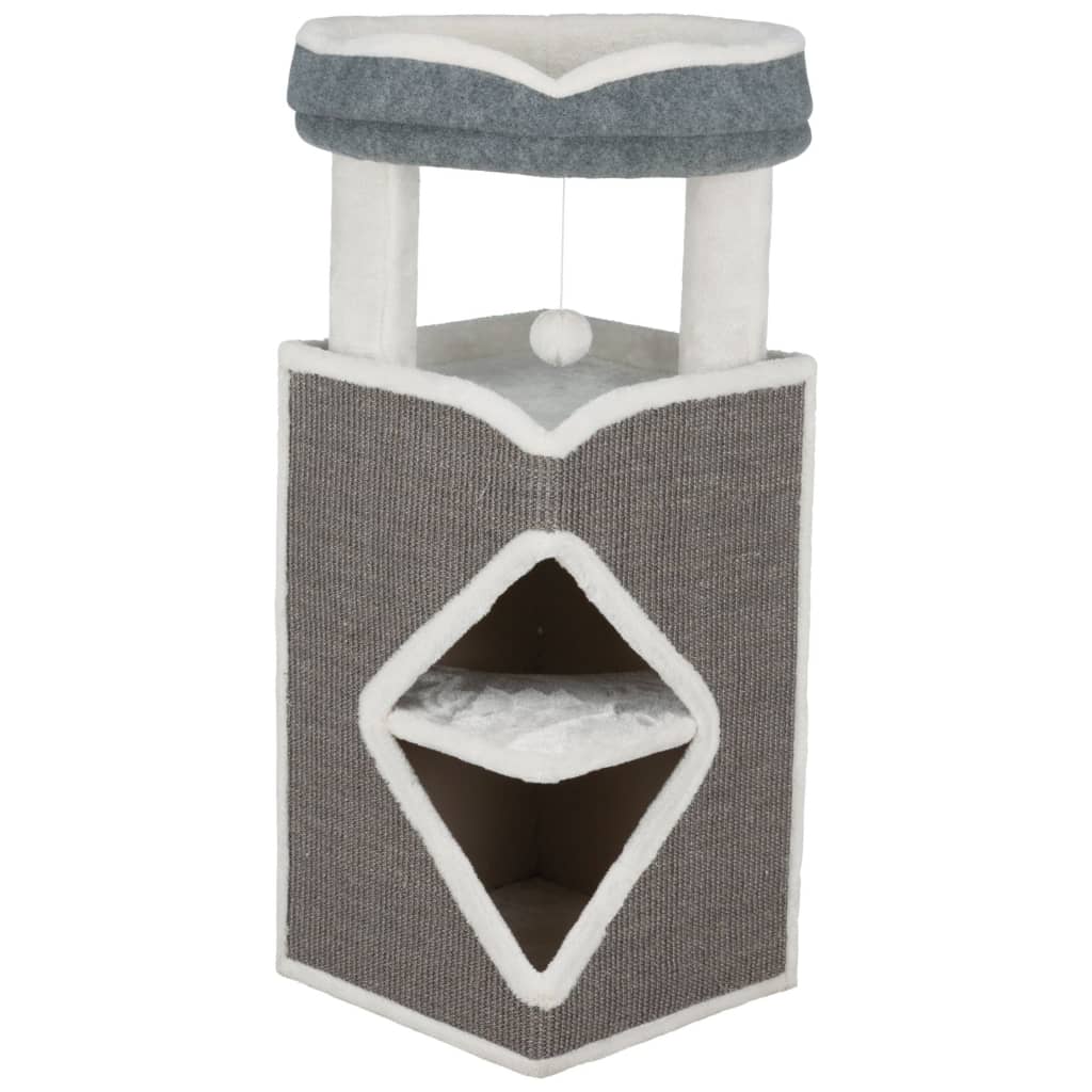 Trixie Trixie Cat Tower Arma Grey Blue and White