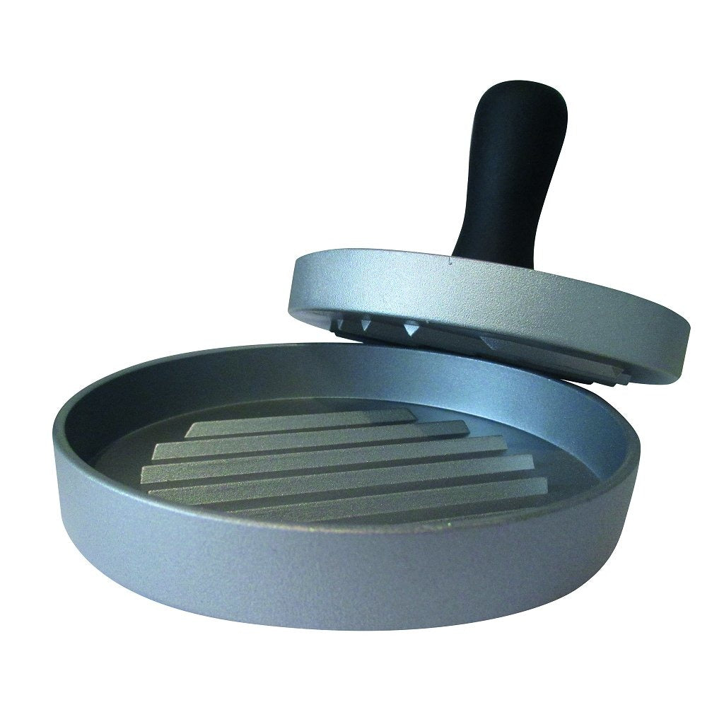 Gepro 8564 hamburgerpers cast in alluminio argento