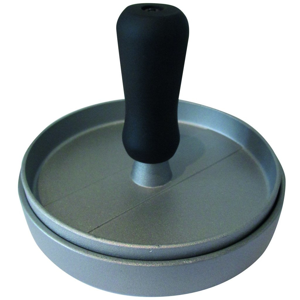 Gepro 8564 hamburgerpers cast in alluminio argento
