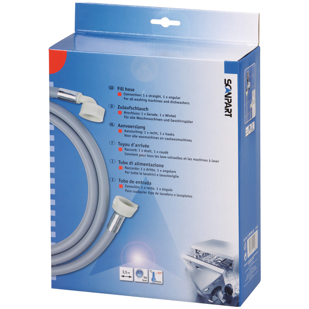 SCANSPART 1120090123 F155 Manguera de suministro 2.5m 1xhaaks