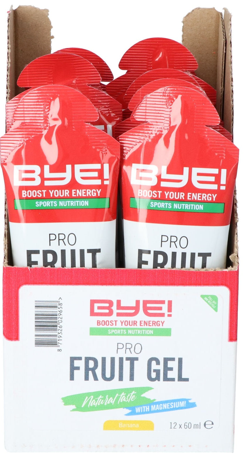 Sbohem! Pro ovocný gel banán 60 ml (krabice 12 kusů)