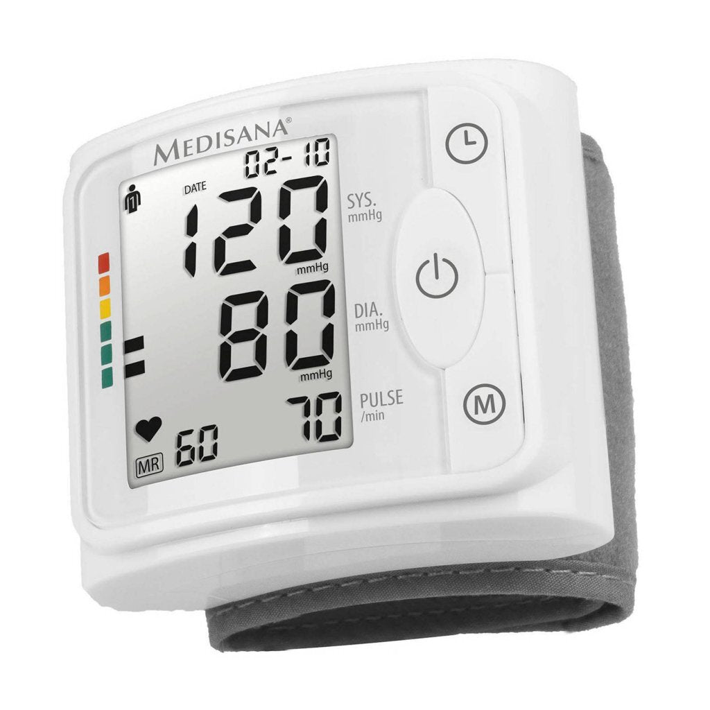 Medisana BW 320 Wrist Blood Pressure Monitor White Grey