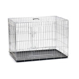 Karlie Dog Bank com 2 portas 107.5x70.5x76,5 cm de cor prata
