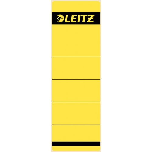 Пила гръб етикети leitz жълто 10 броя хартия