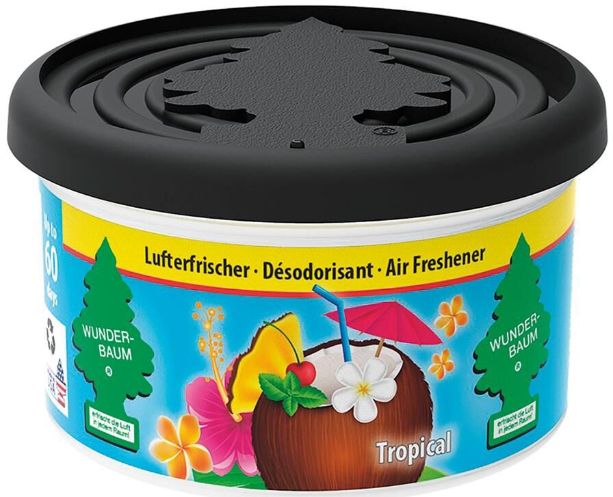 Wunder-baum fragrance trees air freshener fragrance tin. wb tropical fragrance box air fresher