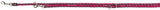 Trixie Hond Leash Cavo fäertbar Fuchsia Grey