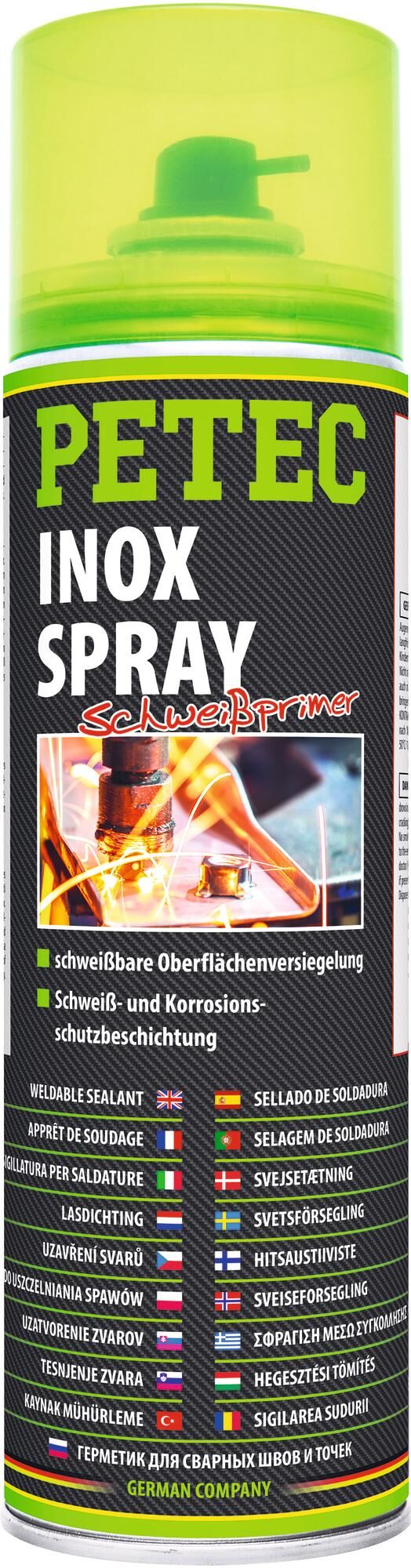 Petec corrosiebescherming inox spray inox spray 500 ml