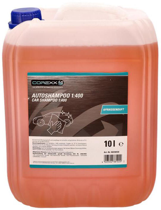 Corexx car shampoo car - shampoo apricot canister 10l 1:400