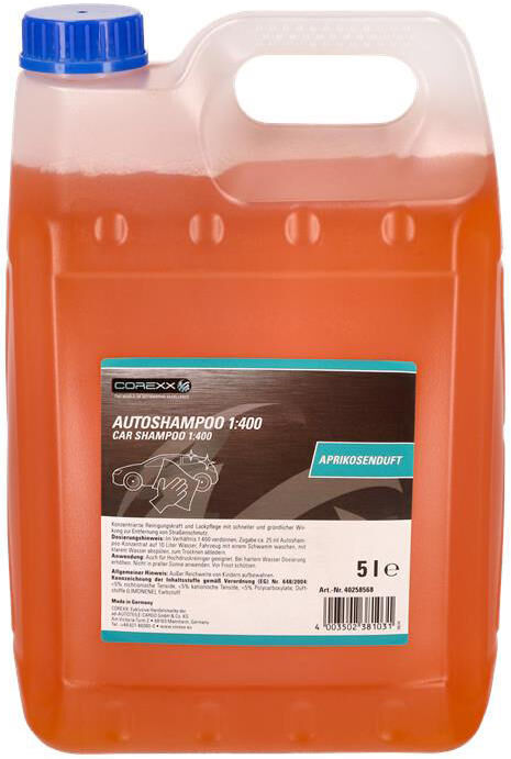 Corexx car shampoo car - shampoo apricot canister 5 l 1:400