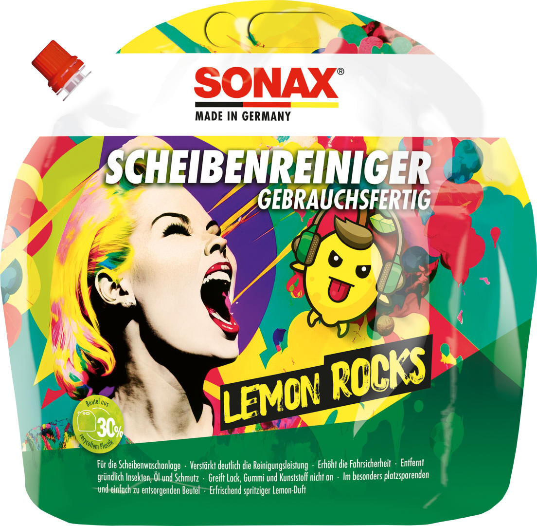 Sonax ruitenreinger window cleaner 3 l lemon rocks