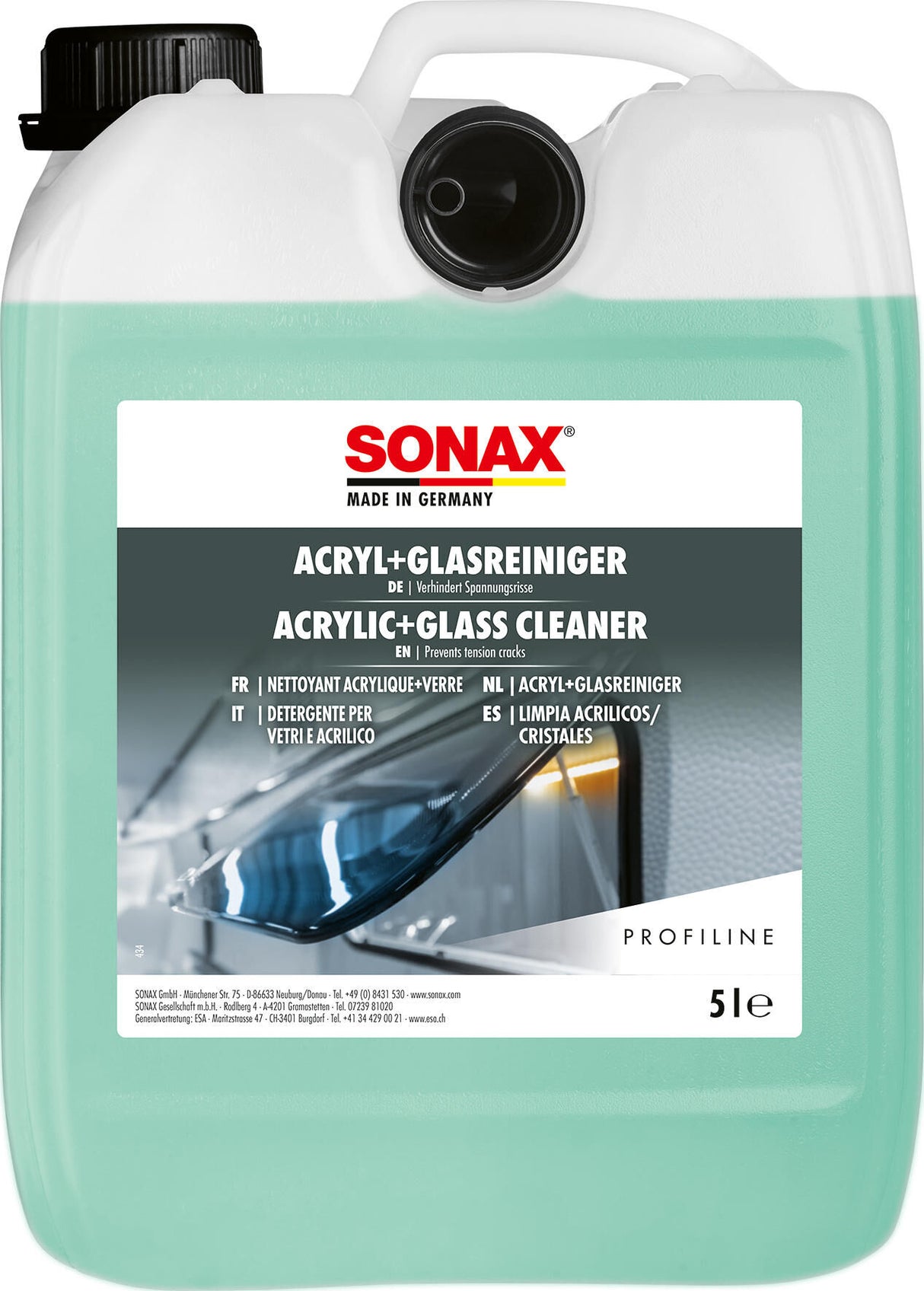 Sonax cleaner acrylic + glass cleaner. acrylic+glass cleaner