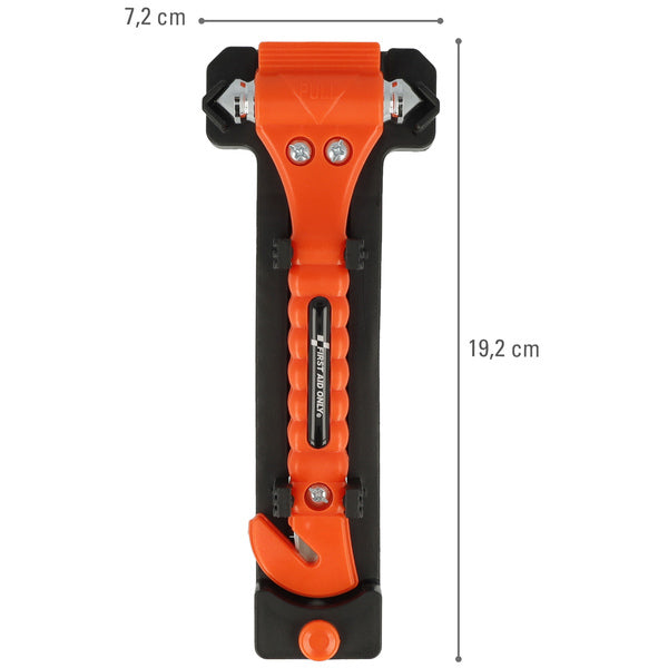 Westcott AC-P30001 2IN1 Pierwsza pomoc tylko młotem awaryjnym 2 sztuki pomarańczowe