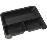 Westcott AC-E51001-ZW cash box, 200 x 161 x 90 mm, black, plastic insert with 3 compartments