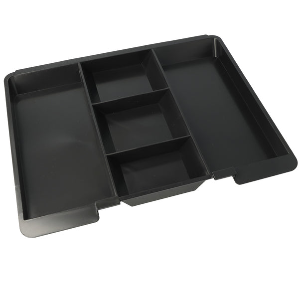 Westcott AC-E51002-ZI Money Box 301x242x91mm srebrno siva, plastična uvajanja s 5 preiskovanci