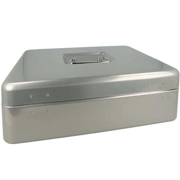 Westcott AC-E51002-ZI Money Box 301x242x91mm srebrno siva, plastična uvajanja s 5 preiskovanci
