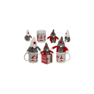 Ootb gift set gnome with mug 350ml 8x9cm
