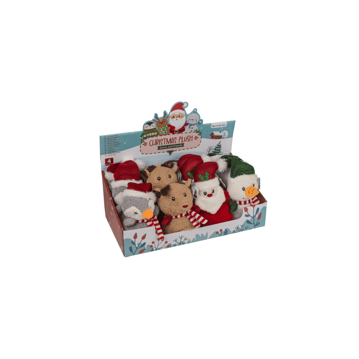 Ootb kerstpluche schattige dieren