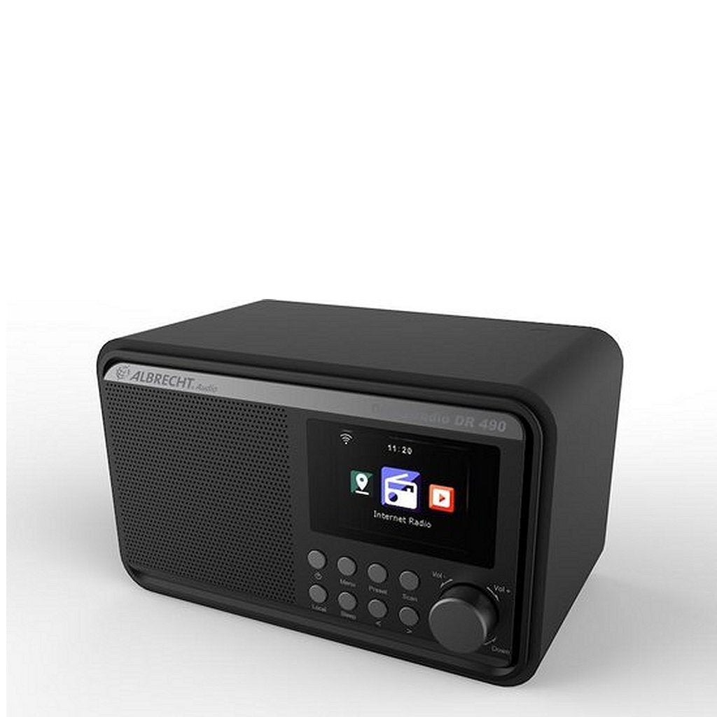 Grundlæggende Albrecht Dr. 490 DAB+ Hybrideradio sort