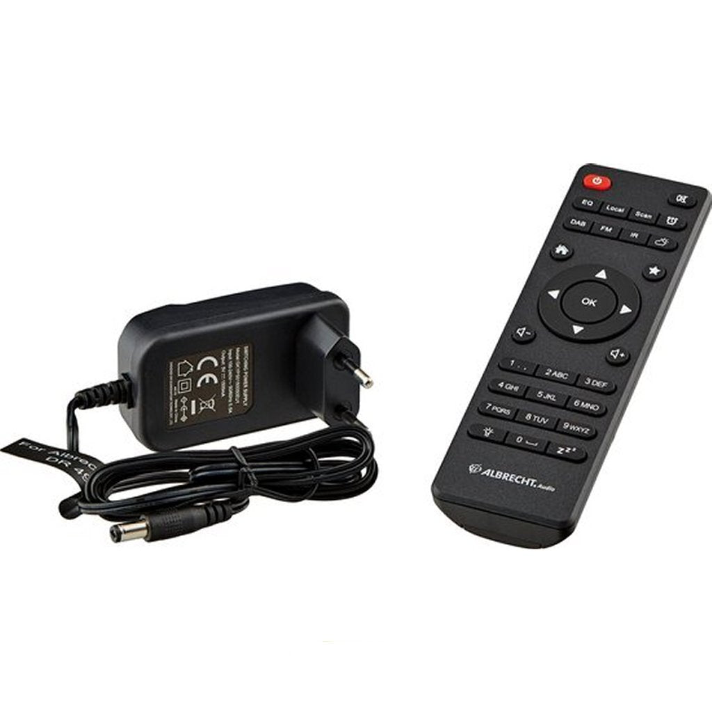 Grundlæggende Albrecht Dr. 490 DAB+ Hybrideradio sort