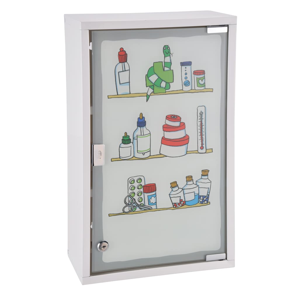 Ahoj medicína skříňka 30x15x50 cm nerezová ocel