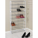 Hi shoe rack for 40 pairs of waveform white