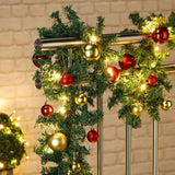 Salut Garland de Noël avec 80 LED blancs chauds 20 m