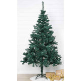 Hola árbol de Navidad con metal estándar de 180 cm verde