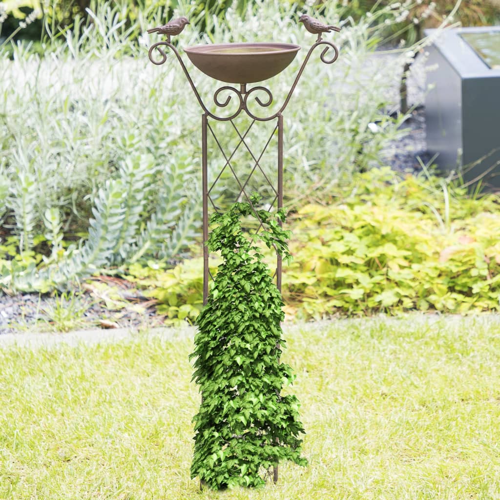 Hei hei hei fuglefôrbøtte med planteforsyning brun