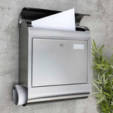 Hi Hi letterbox 38x12x42.5 cm stainless steel