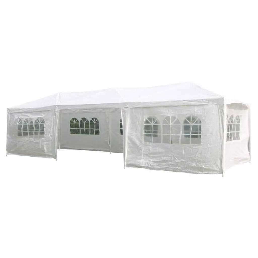 Ahoj párty s bočními stěnami 3x9 m bílá