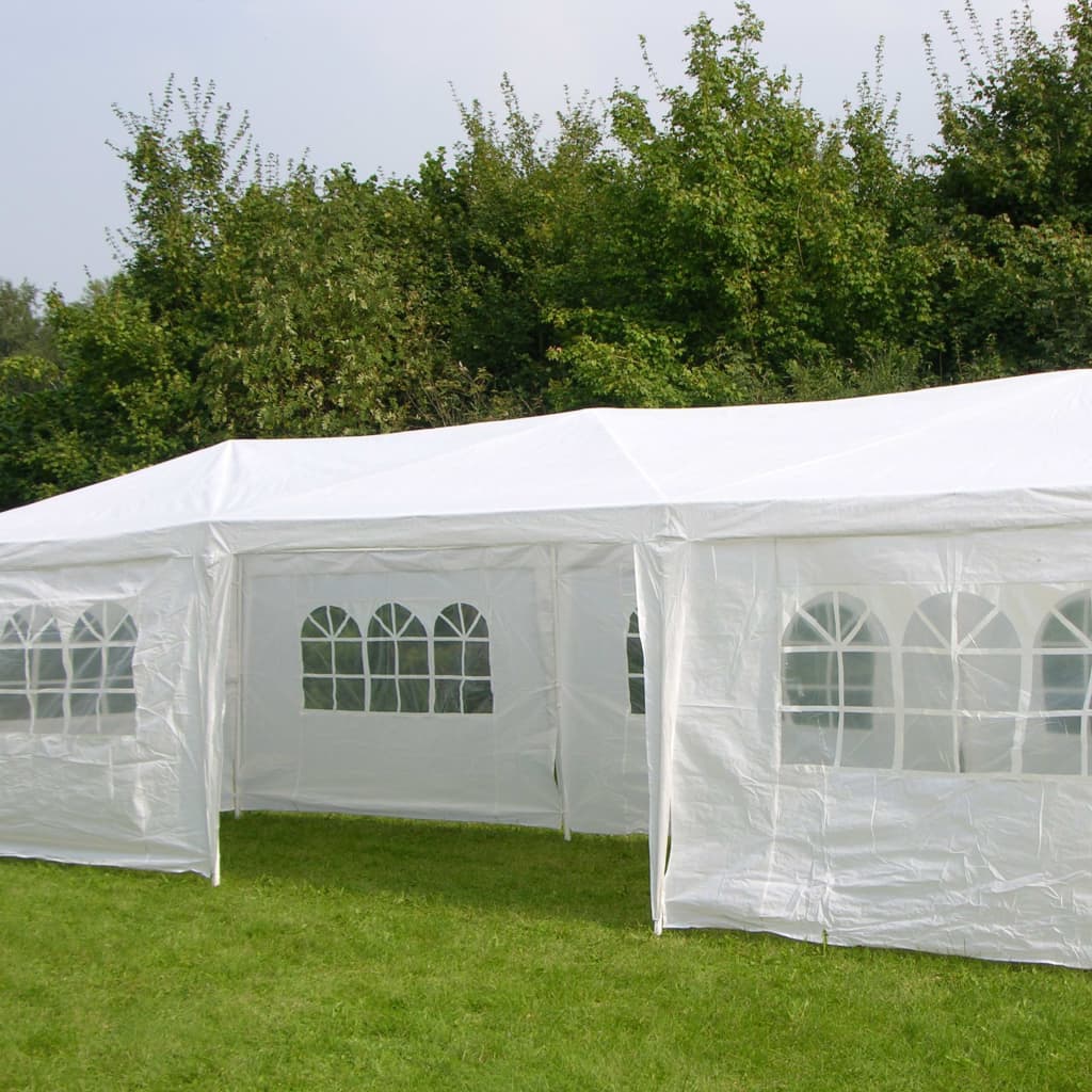 Ahoj párty s bočními stěnami 3x9 m bílá