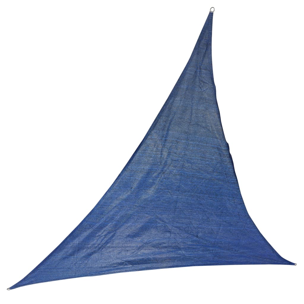 Hi Hi Zonnezeil with 100 LEDs 3.6x3.6x3.6 m light blue