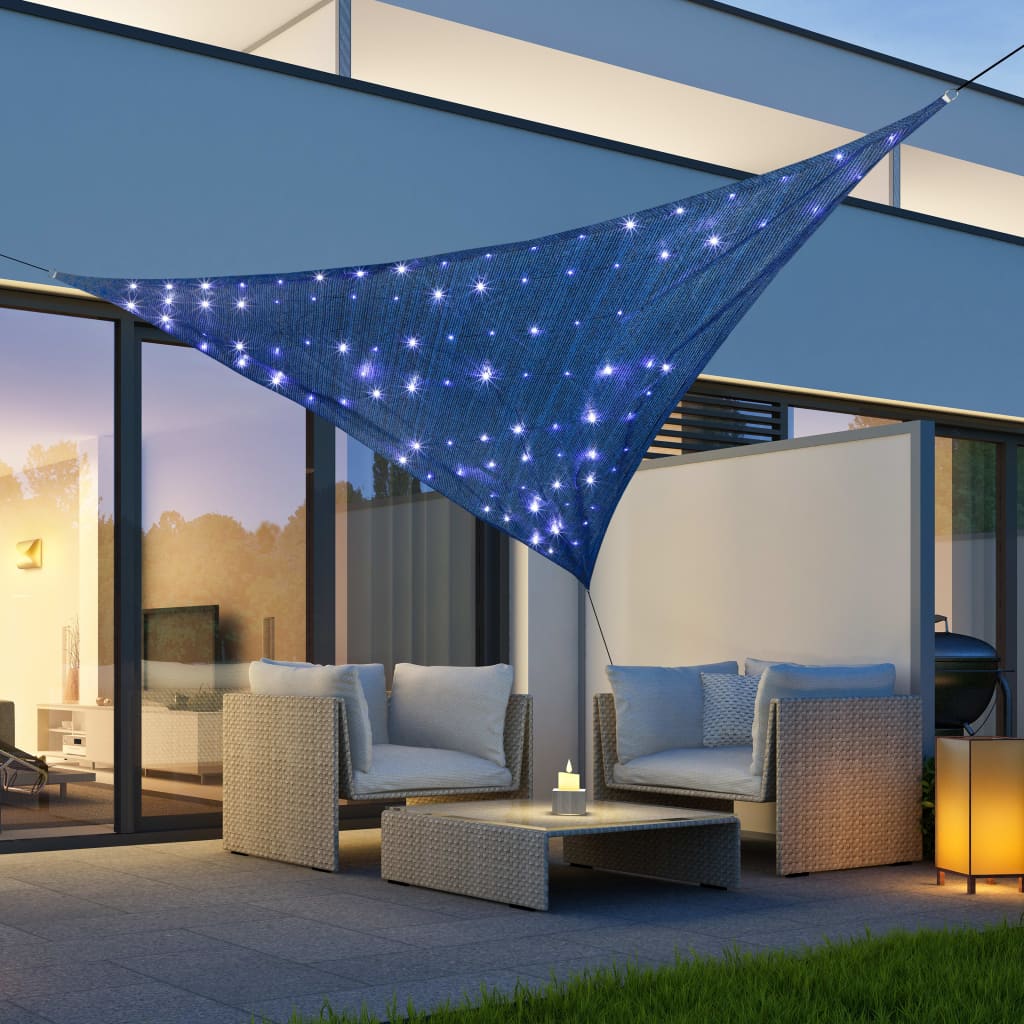 Hei hei zonnezil med 100 led 3x3x3 m blå