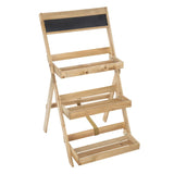 Hi Hi Plant Rek 3-Layer Foldable Wood
