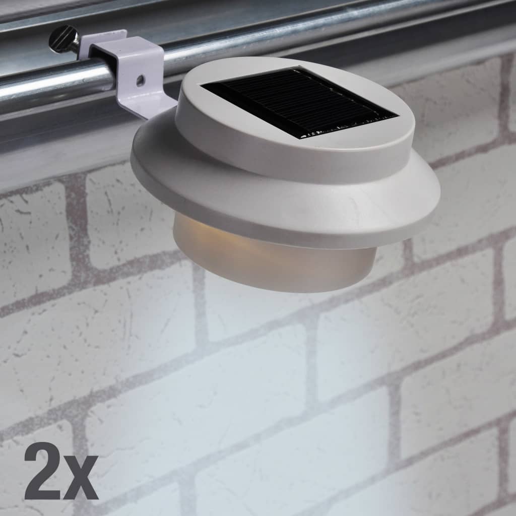 Hi Hi Roof gutter lamps 2 St Solar LED White