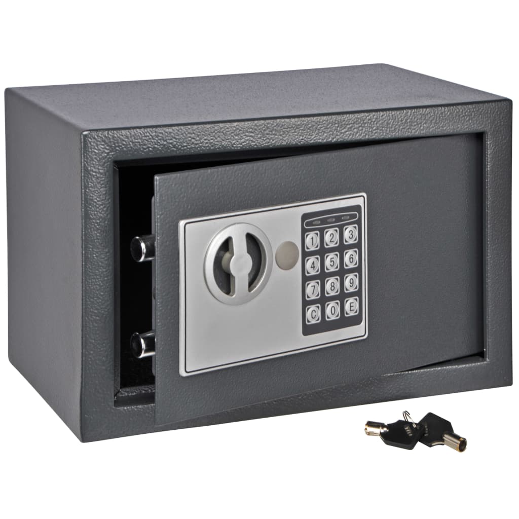 Ahoj Safe s elektrickým zámkem 31x20x20 cm tmavě šedá