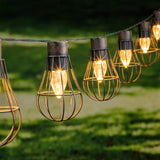 Živjo vrtna razsvetljava veriga 10 St LED SOLAR 5,5 cm