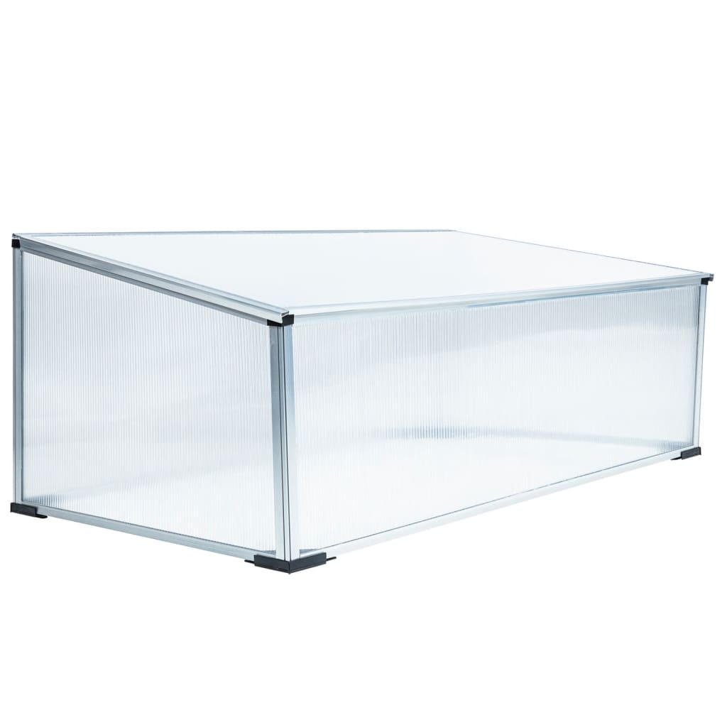 Cześć Hi Kas 100x60x40 cm przezroczysty aluminiowy