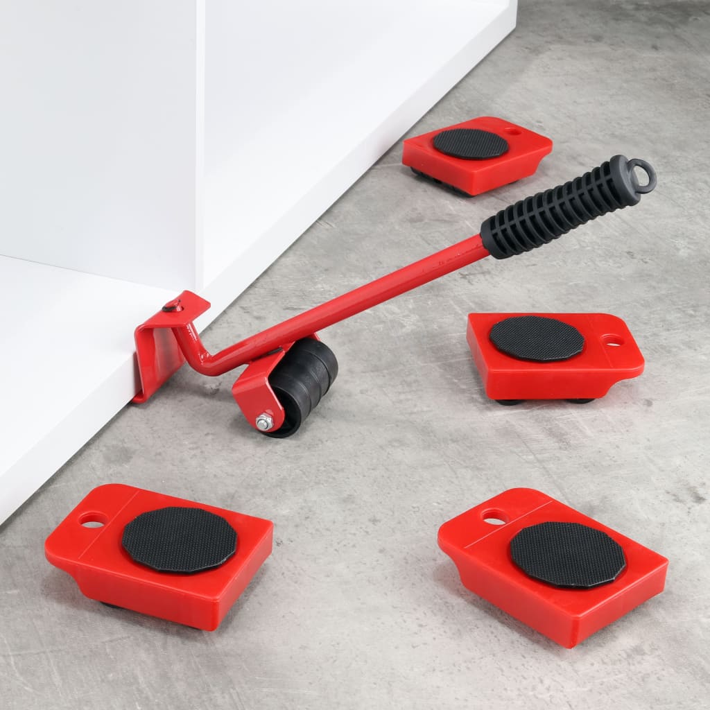 Hi Furniture Transport Zestaw czerwony i czarny