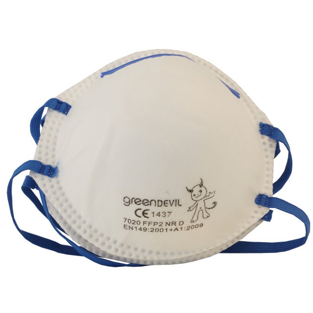 Connex FFP2 Dust Masks 2 piezas de azul blanco